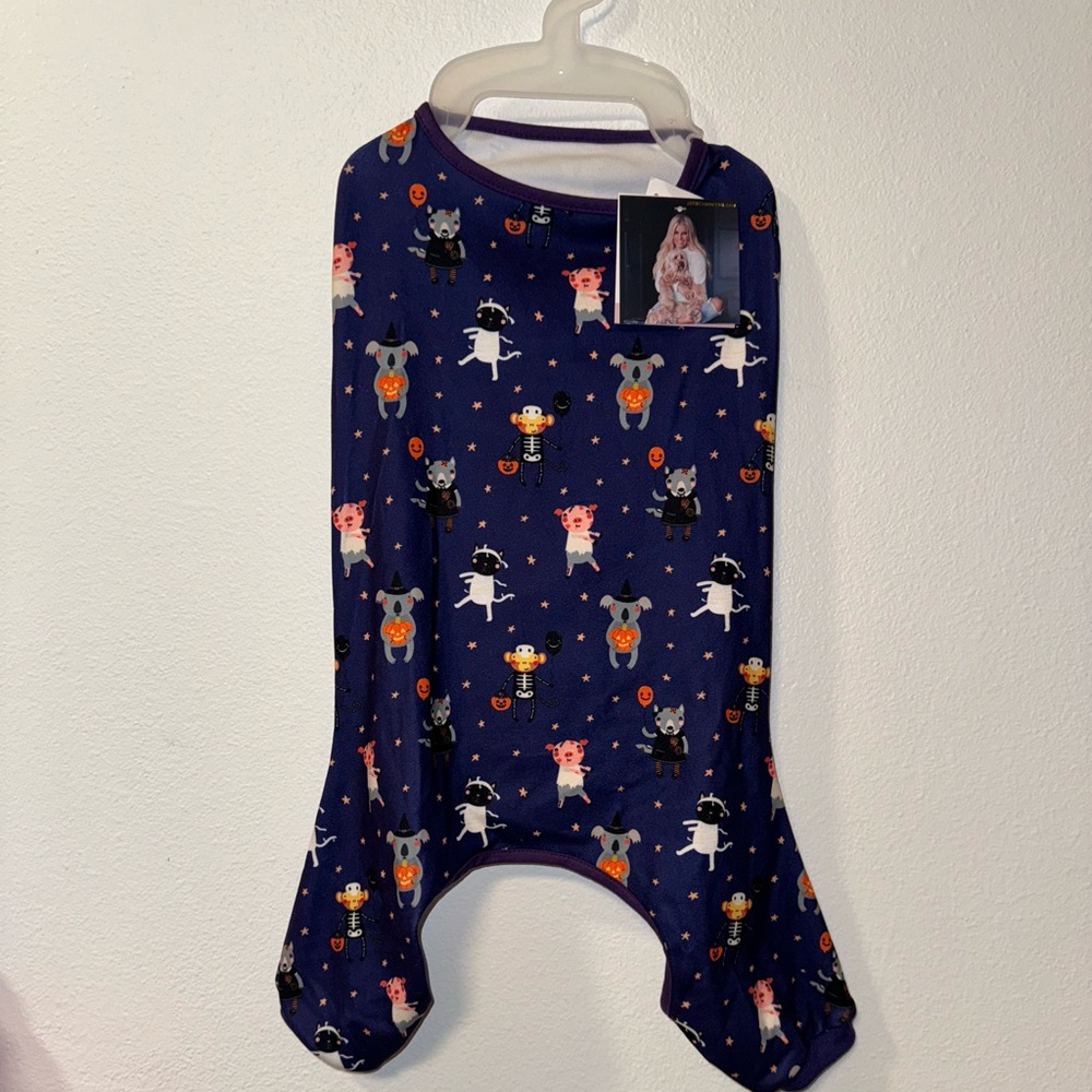 Jessica Simpson Pet Apparel Dog Halloween Print Cute Costume Nwt Large